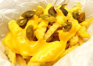 Crinkle Fries with Cheese & Jalapeno L