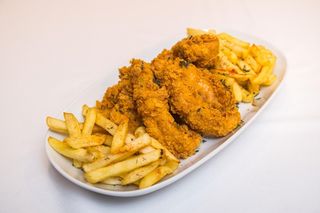 Crispy Poulet Avec Frites