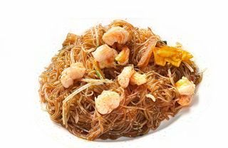 N.216 Spaghetti di soia con gamberi