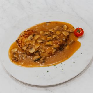 Teleći odrezak u šampinjonima