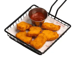 Chrupiące nuggetsy z kurczaka (6 szt) (150g)