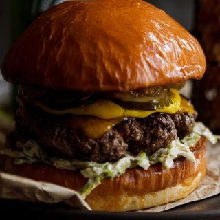 Hamburguesa De Barbacoa Y Ternera