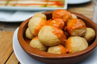 Papas arrugadas (1/2 ración)