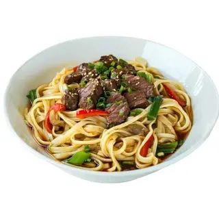 Fideos con ternera