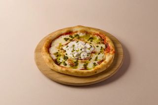 Пицца со страчателлой