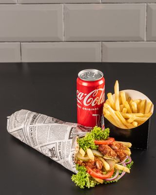 Meniu shaorma șnițel pui