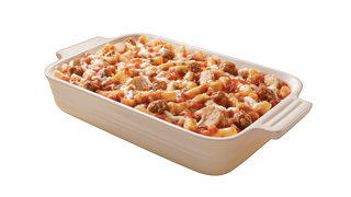 Makaron zapiekany z sosem Bolognese