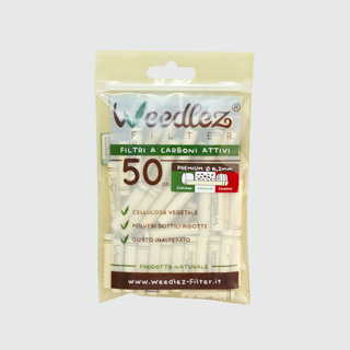 Filtros Carbón Activo y Ceramica 7mm - 50Uds