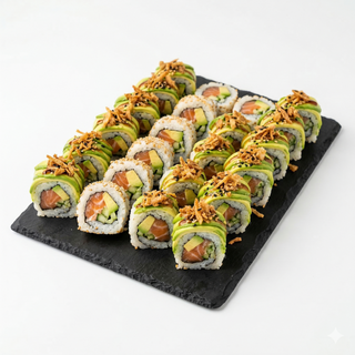 Maki Verde Maki Dragón Roll Cebolla Frita (20 Uds.)