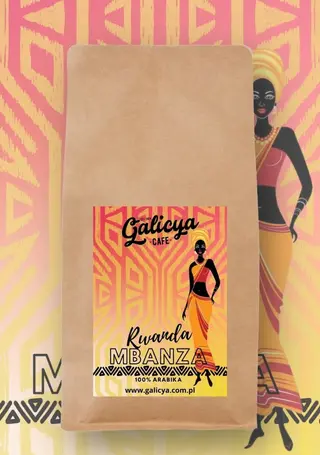 Rwanda Mbanza Washed 100% Arabika 84p SCA kawa ziarnista 250g