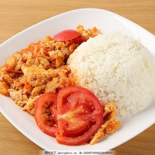 Tazon Huevo Revuelto Con Tomate 西红柿炒蛋盖饭