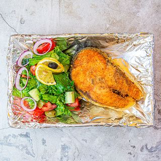 Филе семги в фольге