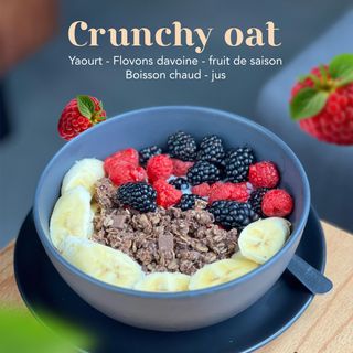 Crunshy oat menu