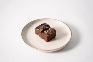 Porción brownie