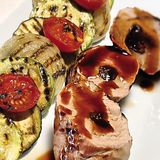 Скалопини с гриловани зеленчуци (300г)