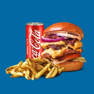 Меню Skaptoburger Regular с картофки и напитка