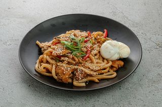 Удон с курицей