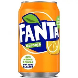 Fanta Naranja lata 330ml.