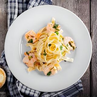 Tagliatelle aux crevettes