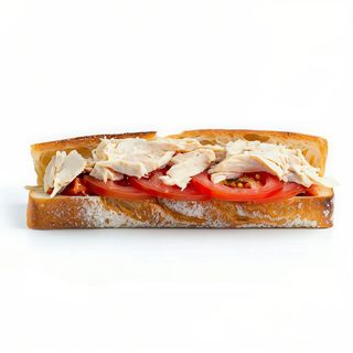 Bocadillo De Tomate Con Atún