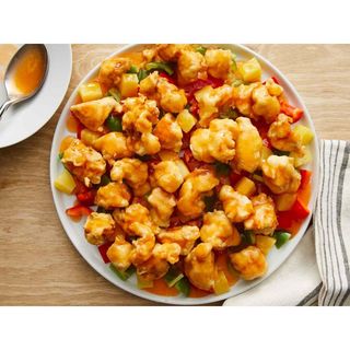 Sweet and sour chicken and vegetable