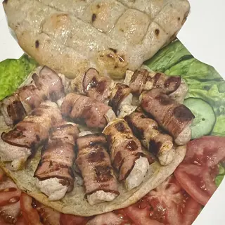 Rolovani pileći ražnjići
