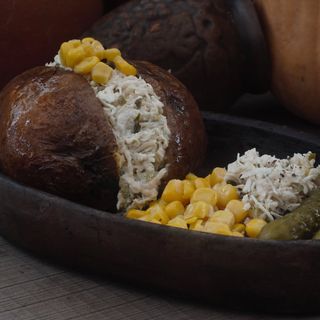 Baked potato with Chicken Salad