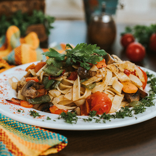 ტალიატელე ბოსტნეულით