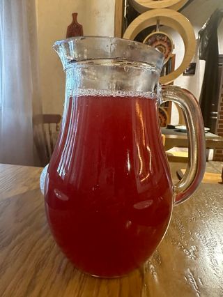 Морс из ягод сезона с мякотью (1 л.)