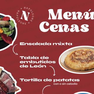 Menu cenas (para 2 personas)