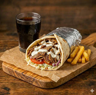 Menù piadina Kebab