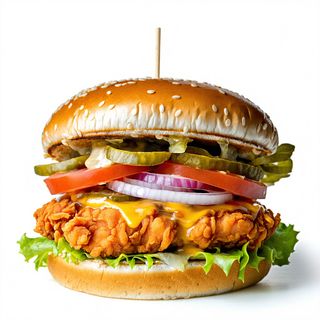 БУРГЕР ОТ ФЕРМЕРСКО ХРУПКАВО ПИЛЕ