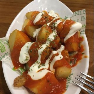Nuestras Papas Bravas A Las Dos Salsas