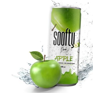 Soofty Apple, apa cu aroma de mar 330ml