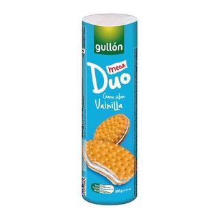 Bolacha Mega Duo Baunilha Gullon 500 gr