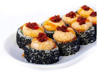 Запечений зі смаженим лососем та в'яленими томатами (370г)