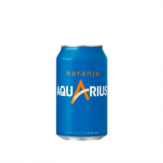 Aquarius Naranja lata 330ml.