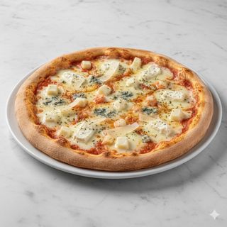 Pizza cinco quesos (27 cm.)