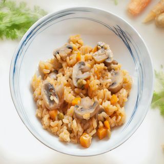 Arroz con champiñones