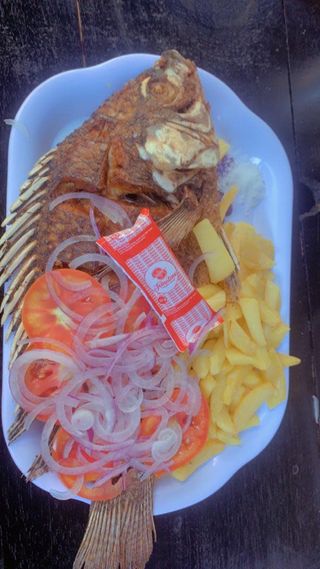 Whole Fish plus chips 