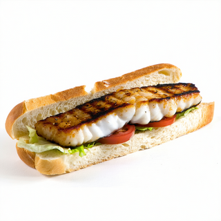 Bocadillo De Pescado A La Plancha