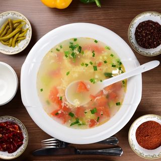 Суп с овощами 