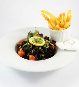 Assiette De Moules Et Frites
