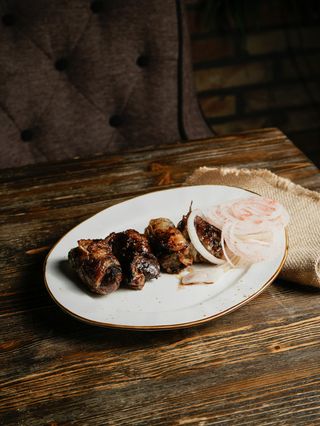 Шашлык из печени в оболочке (420г)