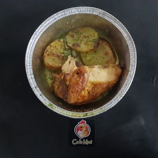 1/4 Pollo Pechuga + Patatas Pequeñas