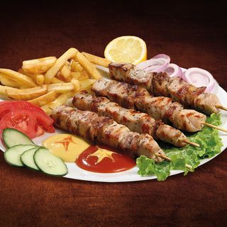 Frigarui de porc Greek Souvlakia 