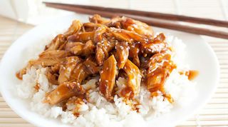 Arroz Frito Con Pollo Teriyaki