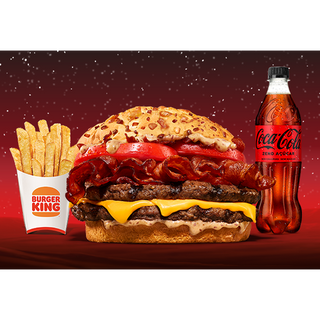 Double Brutal Bacon Menu Grande