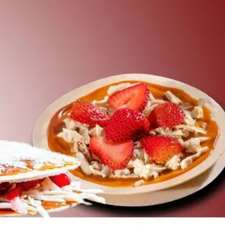 Oblea con dulce de leche