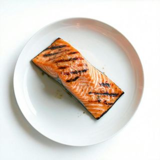 58.salmone alla piastra 煎三文鱼